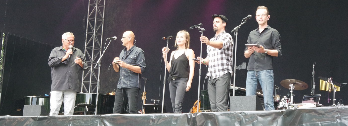 Konstantin Wecker in der Rheinaue 2016 