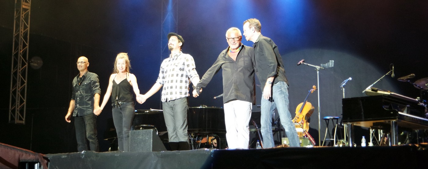 Konstantin Wecker in der Rheinaue 2016 